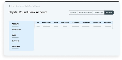 Bank Accounts Add loan 1