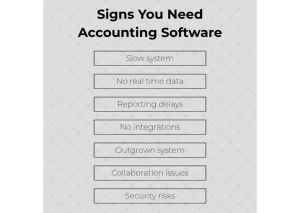 signs you need accounting software