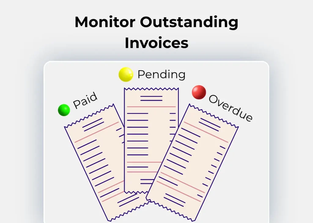 monitor invoices regularly