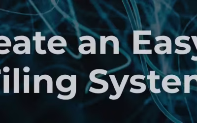 How to Create an Easy Financial Filing System