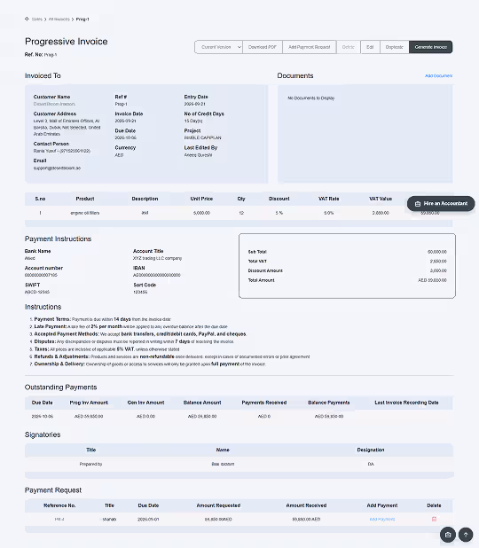 Contractors Management preview